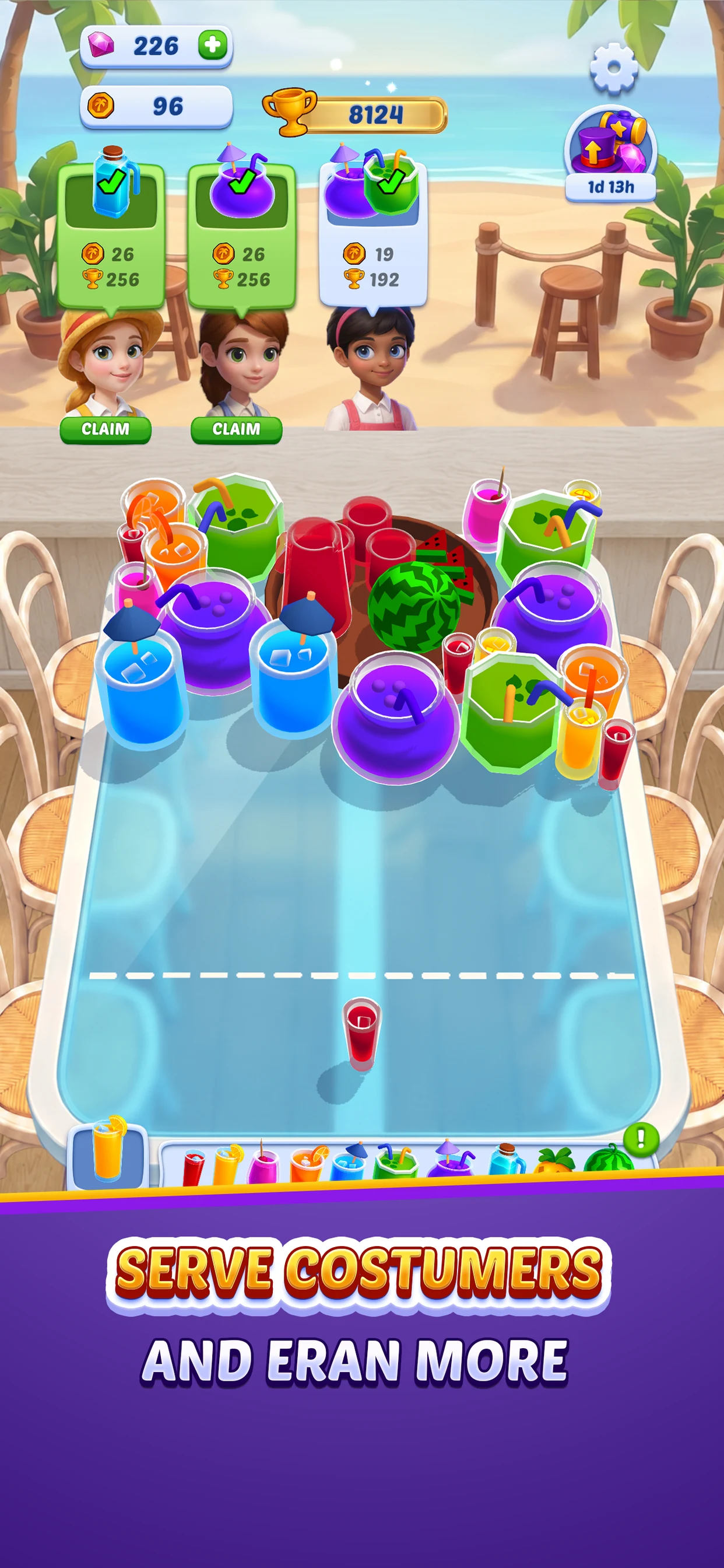 Juice Merge! screenshot