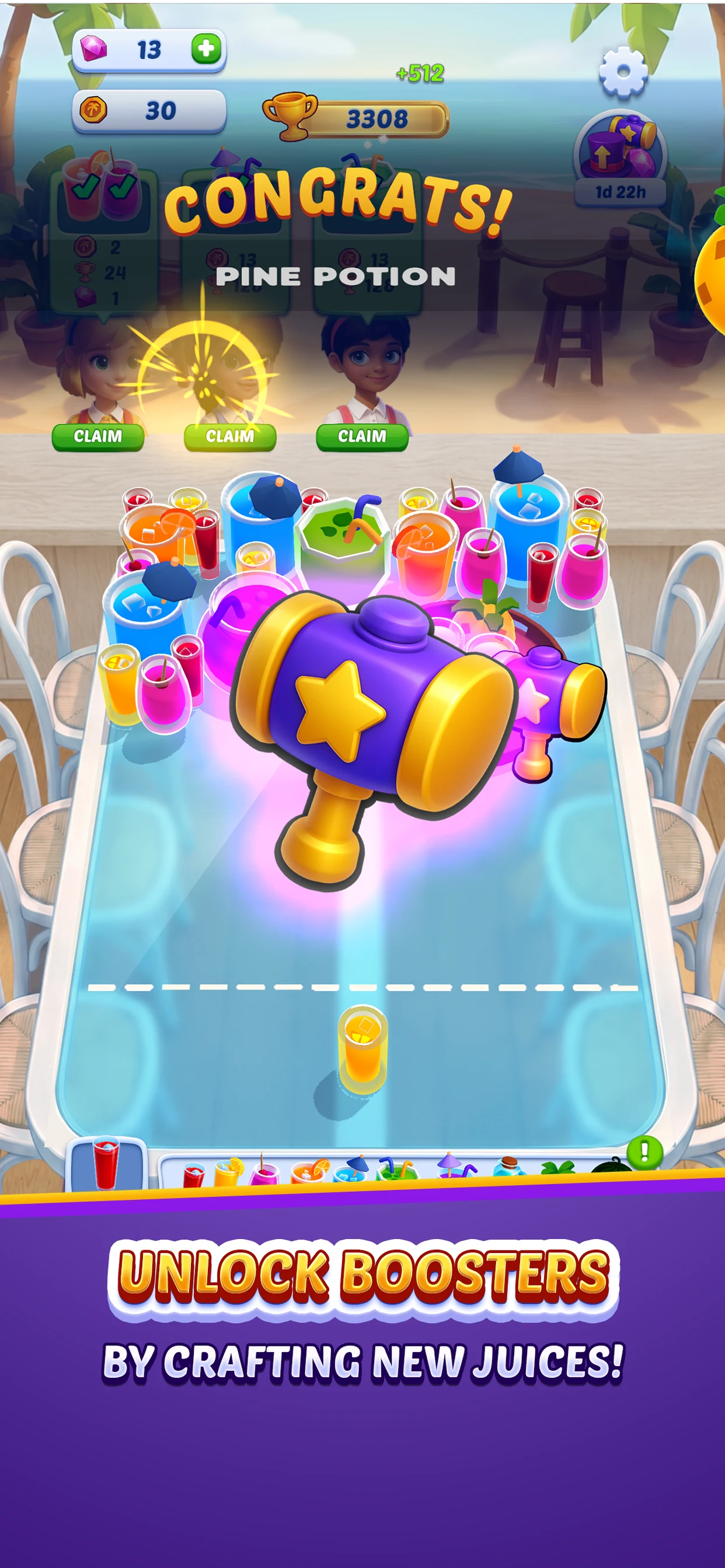 Juice Merge! screenshot